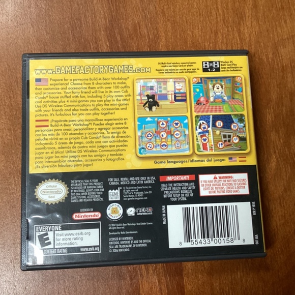 Nintendo DS  Game Build-A-Bear Workshop - Picture 5 of 5